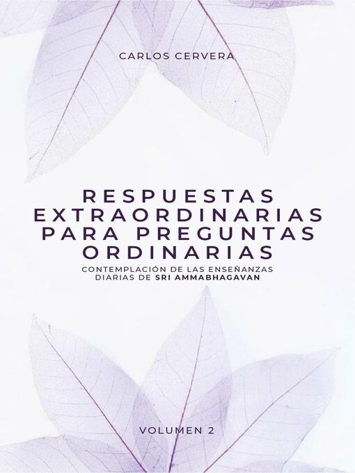 Title details for Respuestas extraordinarias a preguntas ordinarias by carlos cervera cruz - Available